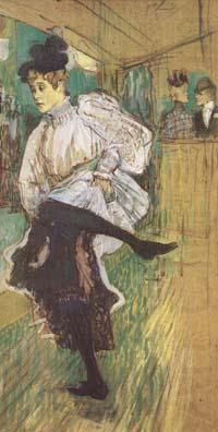 Jane Avril Dancing (mk09), Henri de toulouse-lautrec